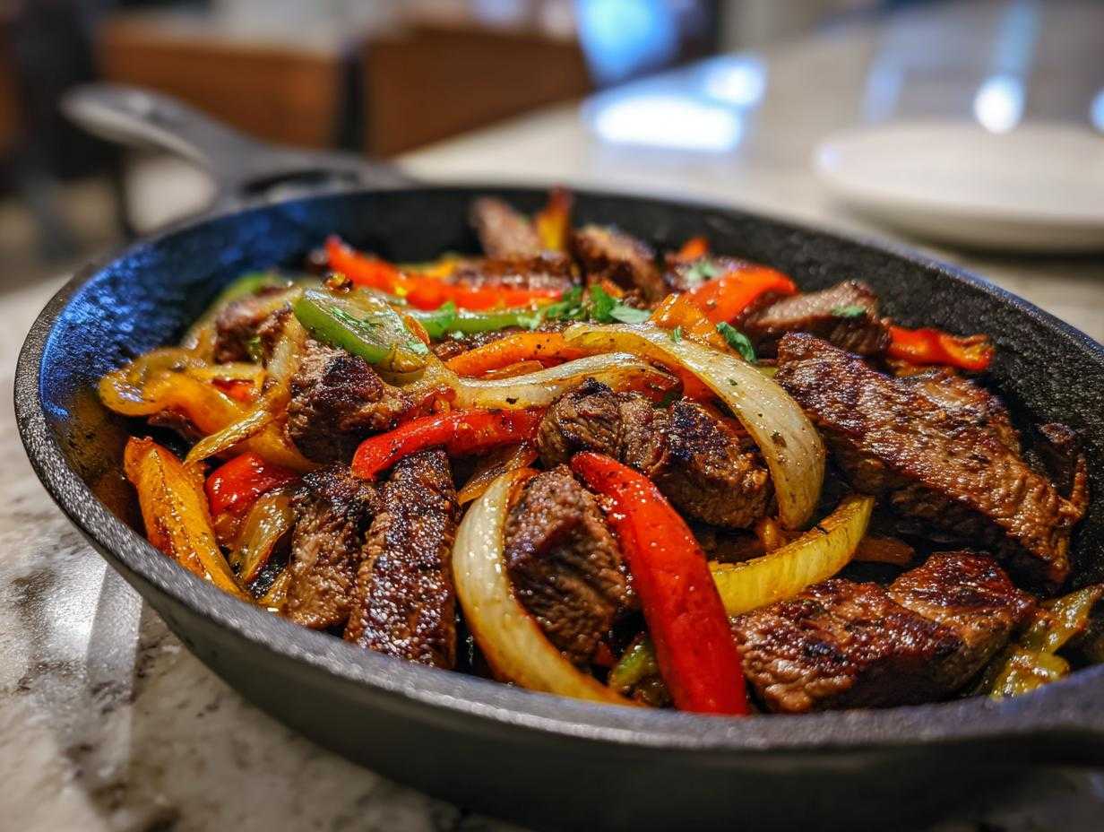 The Secret to the BEST Steak Fajitas: Pineapple Juice Marinade